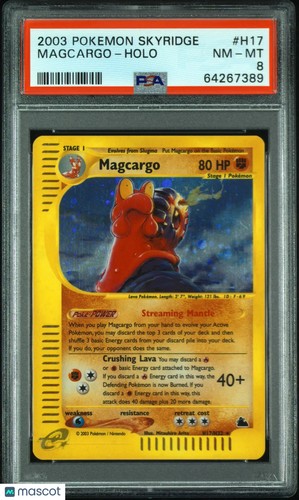 Magcargo graded PSA 8 for sale on eBay