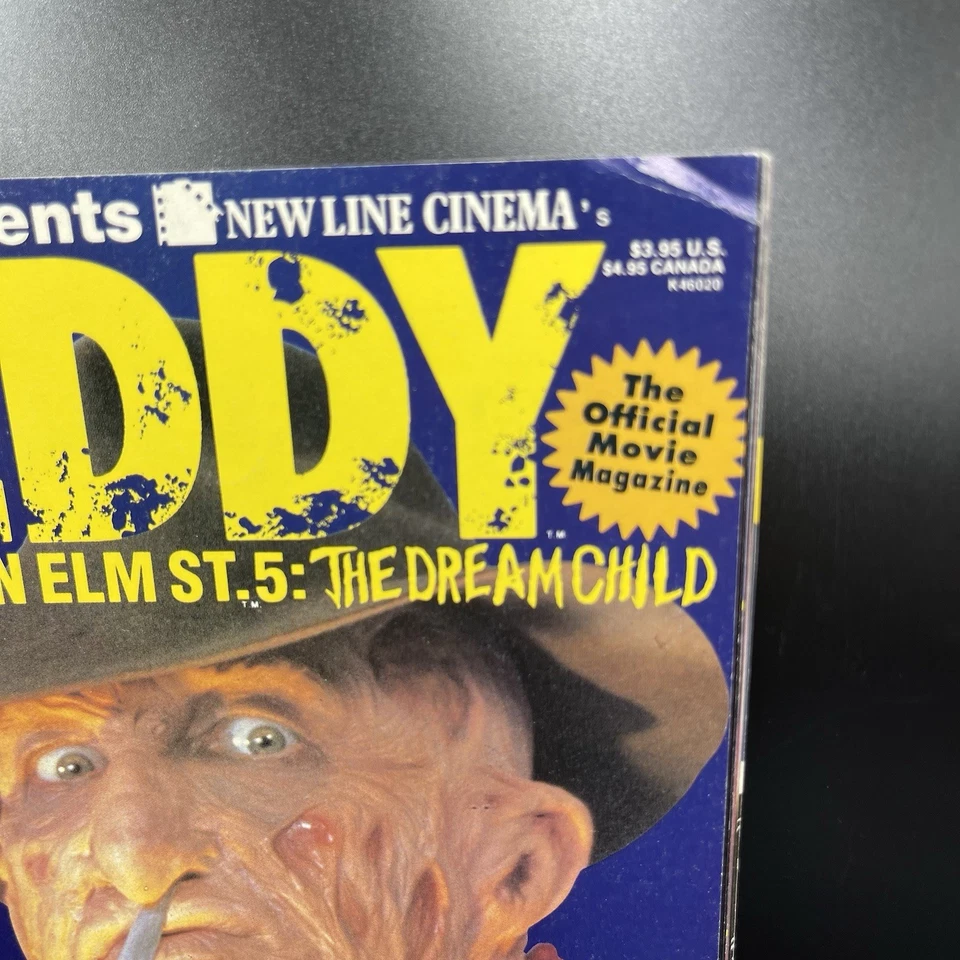 FANGORIA MAGAZINE PRESENTS: FREDDY A NIGHTMARE ON ELM ST. 5 1989 w/ Posters - Image 2 of 4
