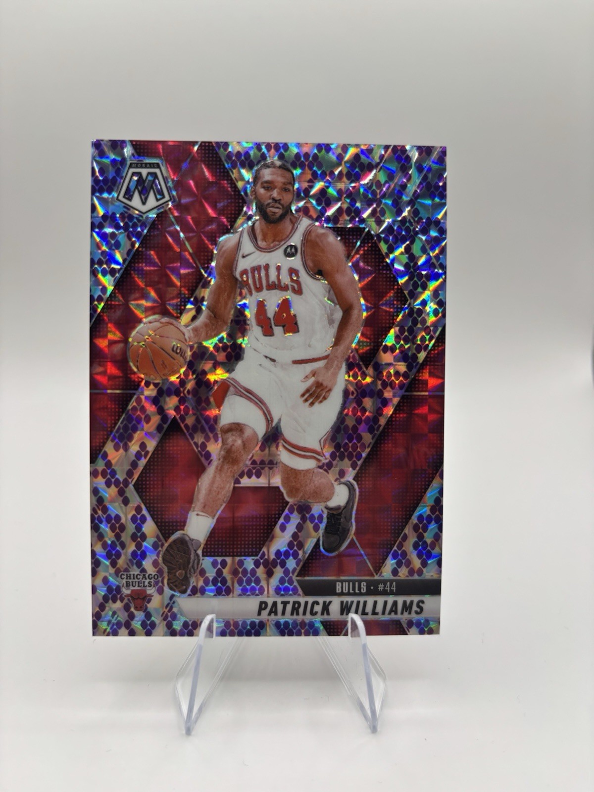 2024-25 Panini Mosaic Patrick Williams #48 Purple Snakeskin /24