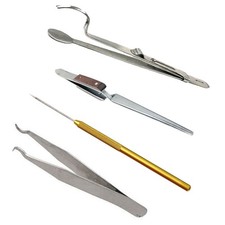 4Pcs Jewelry Making Tools Kit Ring Holder Repair Soldering Tweezers  Tip
