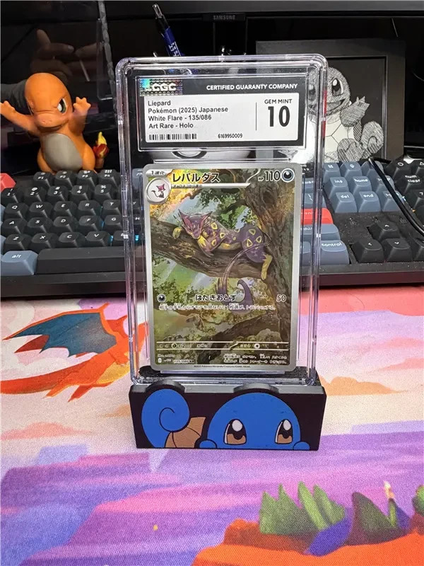 CGC GEM MINT 10!!! Liepard Pokémon (2025) White Flare - 135/086 JPN - Art Rare