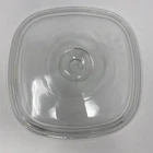 Vtg PYREX Corning Clear Glass Lid A-9-C (A9C) Square Casserole Replacement Lid