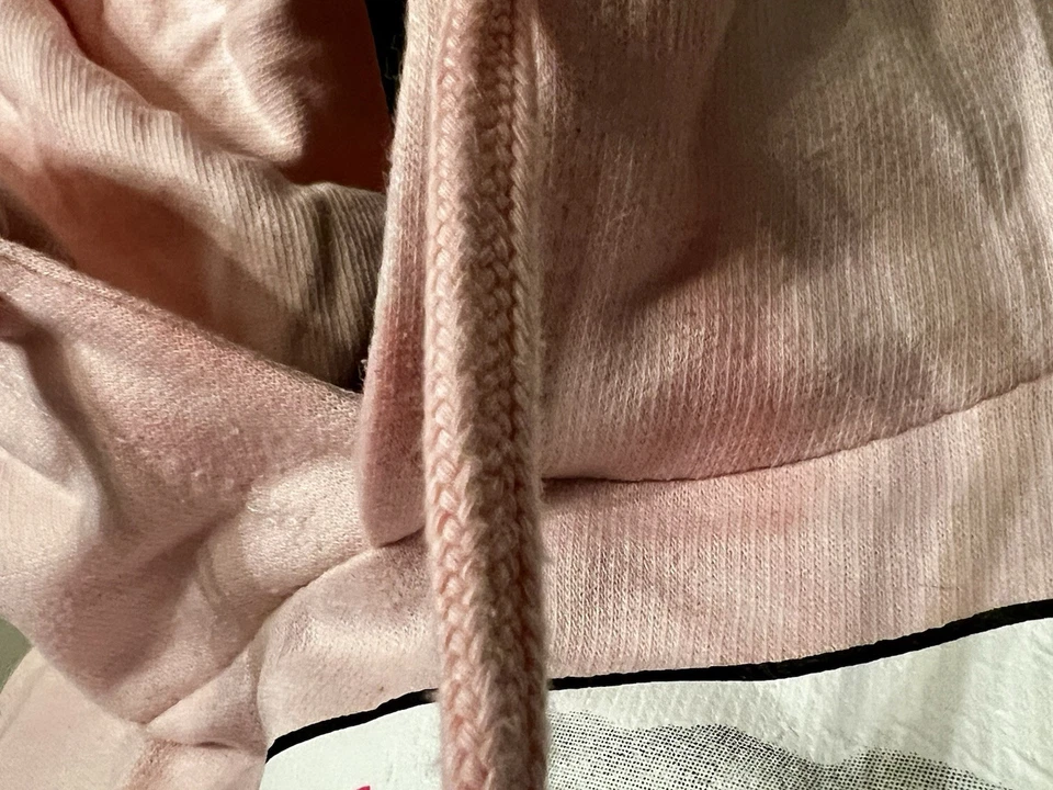 Marilyn Monroe Cropped Sweatshirt Hoodie Distressed Sexy Cute Small Baby Pink - Image 2 of 4