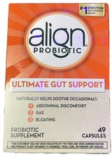 Align Probiotic Supplement Ultimate Gut Support 49 capsules EXP 9/2026+