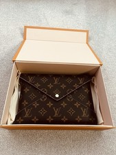 Louis Vuitton Kirigami Pochette Large Monogram Clutch With Chain & Box