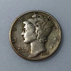 1939 Mercury Dime Circulated 90% Silver 10C Coin Business Strike Uncertified