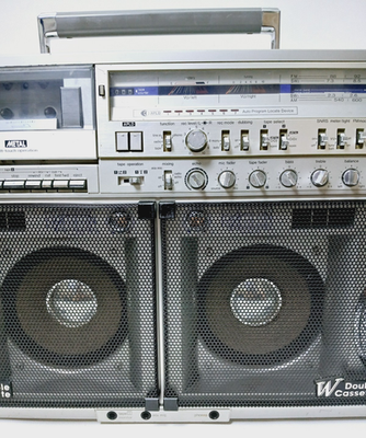 Sharp GF-777 Z Boombox 🌈 RARE 🌈 Cassette Ghetto-Blaster 👌 - For