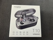 TOZO T10 Bluetooth Wireless Earbuds IPX8 Waterproof Touch Control Headphones