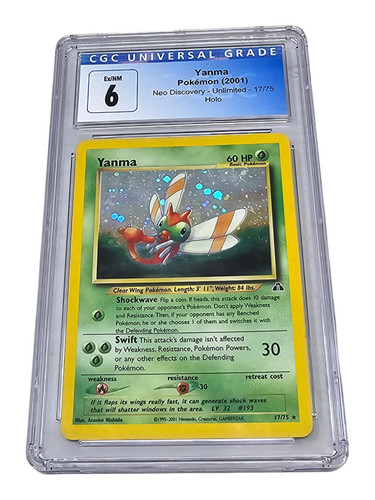 Yanma (Unlimited) graded CGC 6 for sale on eBay