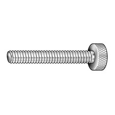 GRAINGER APPROVED Thumb Screw, 8-32,Full Thread,SS,3/8"L 5RA65