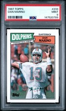 1987 Topps #233 Dan Marino PSA 9