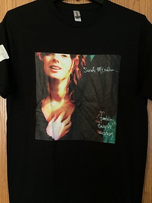 Sarah McLachlan -  Fumbling Towards Ecstasy  - Black Shirt - NWT - L