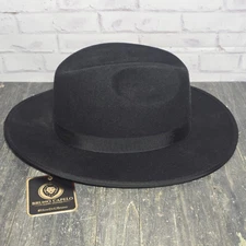 READ Size XL Men's Hat Bruno Capelo Monarch Collection Black & Red Missing Pin