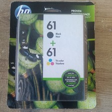 HP 61 Black Tri-Color Ink Cartridge CR259FN CH561WN CH562WN Exp 2020 Retail Box