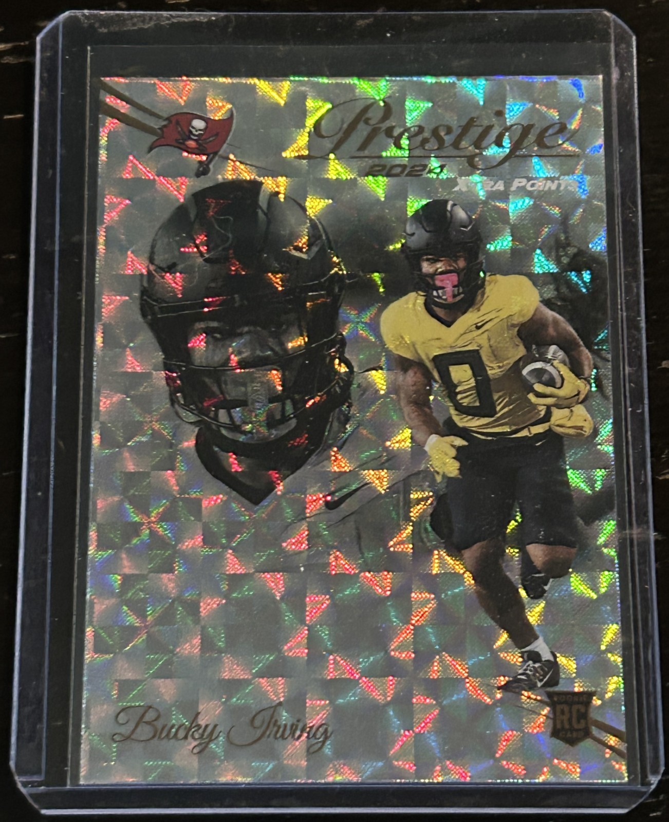 2024 Panini Prestige Bucky Irving #379 Xtra Points Diamond rookie card TB BUCS