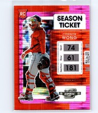 2022 Panini Contenders Optic Pink Pulsar Connor Wong #11 RC