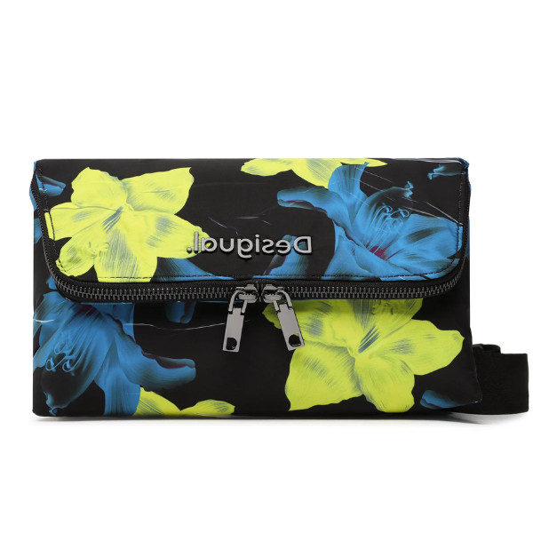 Borsa Desigual Giada Venezia Nera Floreale Tracolla Donna Edizione Limitata
