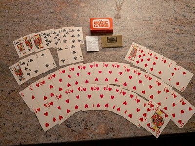 VINTAGE SVENGALI'S 1975 TV Magic CARDS Playing Bridge Size Trick Cards *PC RARE!