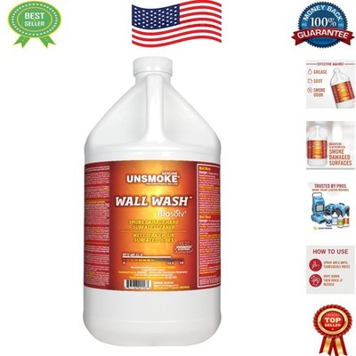 1-Gal Wall Wash with Biosolv   Citrus Multipurpose Degreaser for Smoke Damage