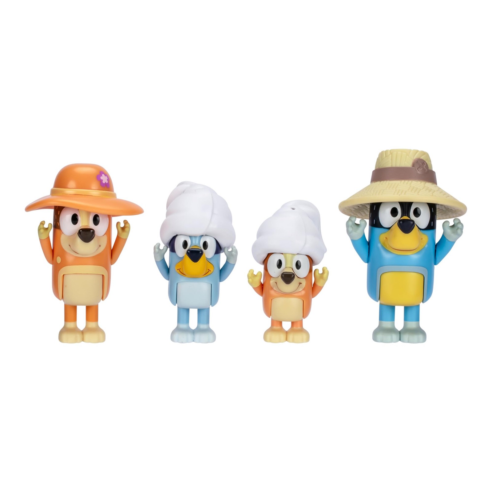 BlueY 4er-Figurenpackung Urlaub mit der Familie bewegliche Figuren 63 cm Bi 7890₽