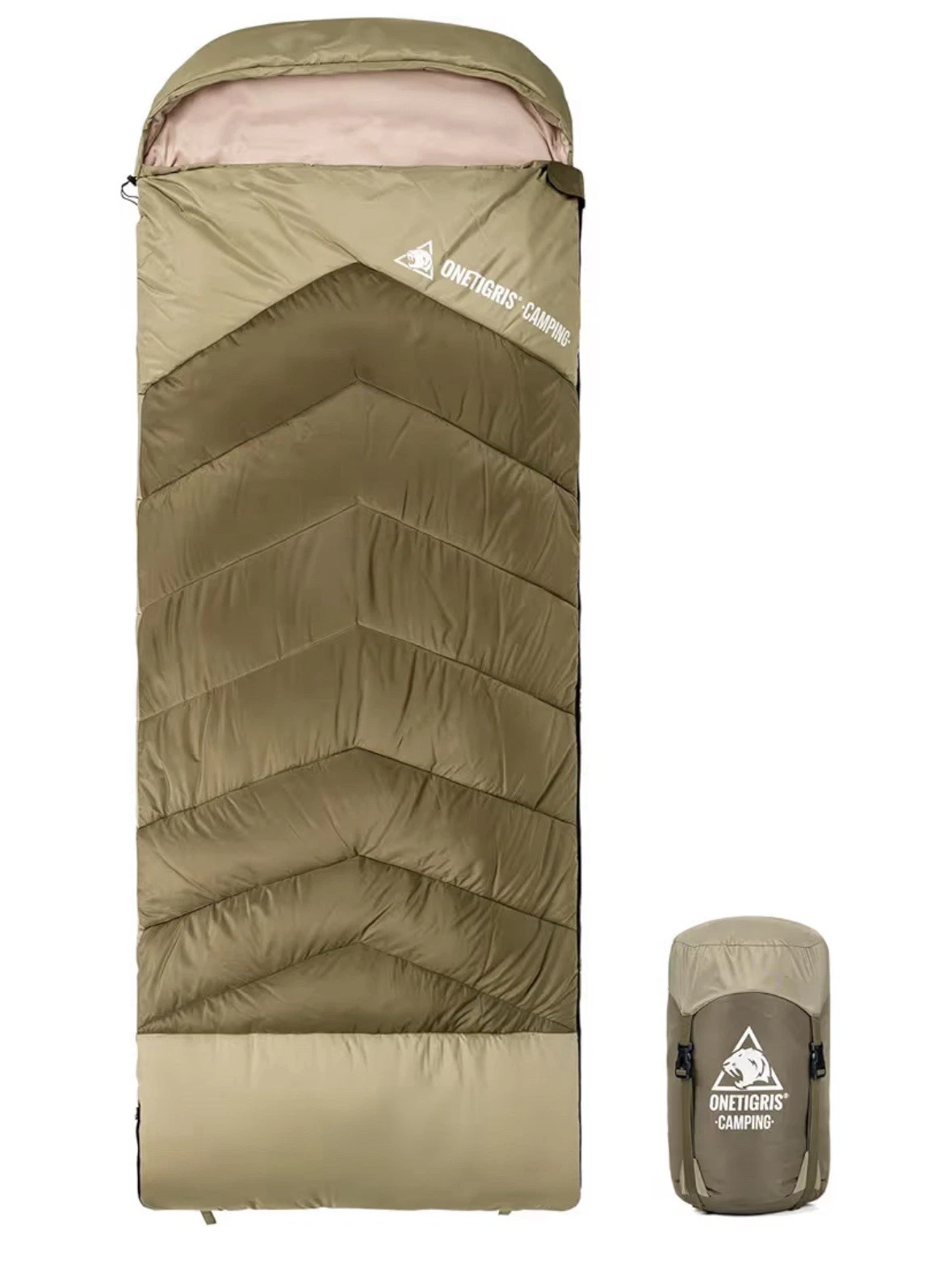 OneTigris Trailnap Sleeping Bag 3 Season Extra-Wide Warm for Camping Backpacking