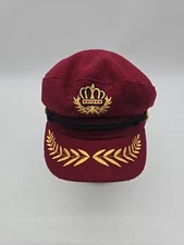 Vintage hat Men Women Military berets Captain Adjustable Sailor Caps Navy Crown