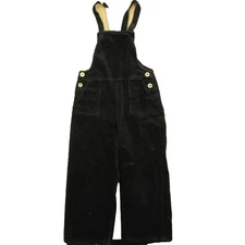 Rylee + Cru Wide Leg Overall Vintage Black Bottoms Size 8-9 Years Girls