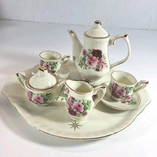 Mini Tea Set Formalities By Baum Brothers Victorian Rose Collection 10 Piece