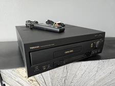 TOHIBA CD CDV LD Player Model XR-W90A LaserDisc Player Vtg Power Tested 