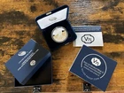 2020-W American Silver Eagle Proof .999 w/COA & OGP Uncirculated V75 Privy