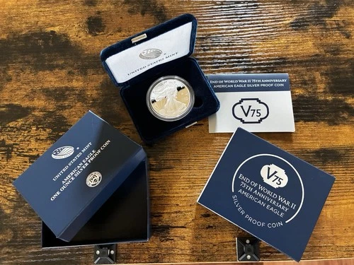 2020-W American Silver Eagle Proof .999 w/COA & OGP Uncirculated V75 Privy