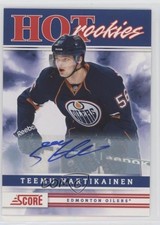 2011-12 Score Hot Rookies Signatures Teemu Hartikainen #511 Auto 0x0