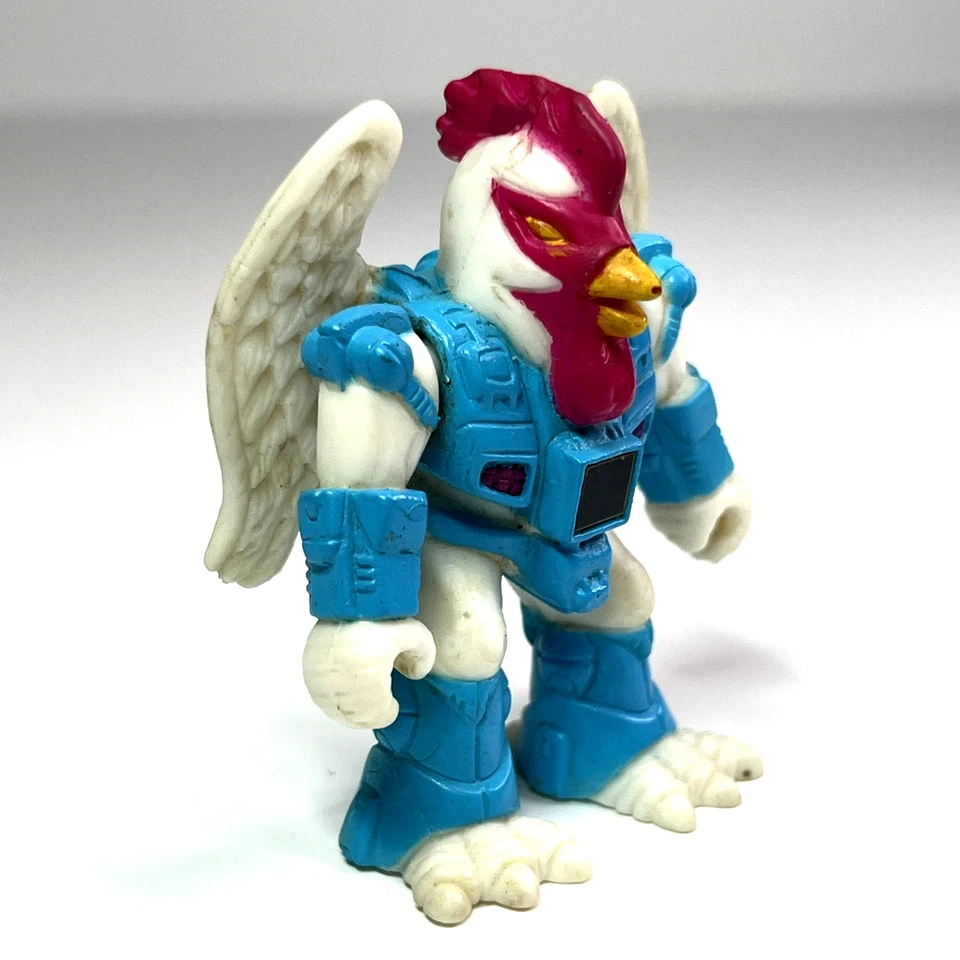 1987 Takara Hasbro Battle Beasts Rowdy Rooster #63 WITH WORKING WOOD RUB! - Image 2 of 4