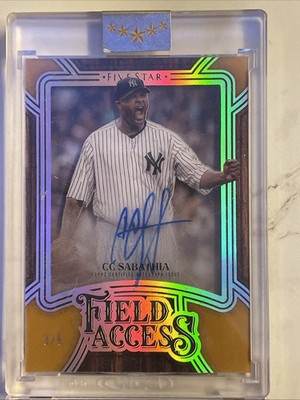 2025 Topps C.C. Sabathia Five Star FA-C3 Auto New York Yankees /5