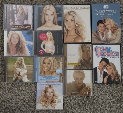Instant JESSICA SIMPSON Collection! 9 CD + 3 DVD lot - In This Skin, Sweet Kiss