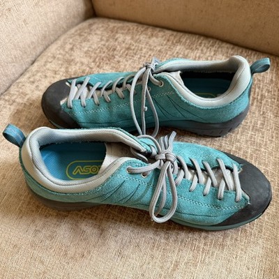 Asolo Space GV Hiking Climbing Shoes Women's 8 Comfortable Gortex, Vibram Soles