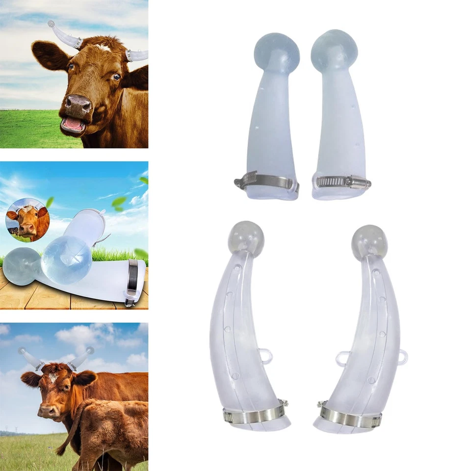 MARKENLOS Kalb, Stier, Kuh, Ziege, Hornschutz, Kuhhornschutz, runde, eckige Abdeckung