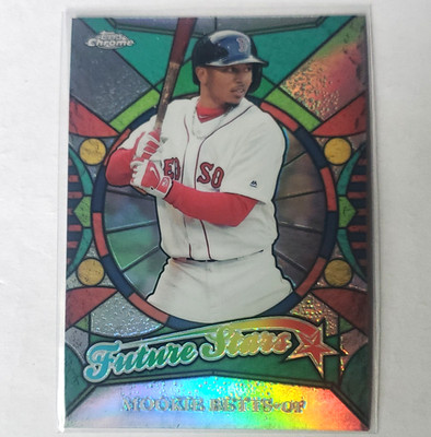 Topps 2016 Topps Chrome Future Stars Insert Mookie Betts #FS-14 Red Sox