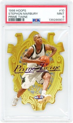 Stephon Marbury Timberwolves 1998-99 Skybox Hoops Prime #10 #140/500 PSA 9 Card