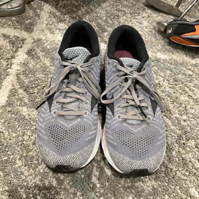 Mizuno Waveknit R2 Running Shoes Size 10.5 Gray Slate Blue  display picture 1