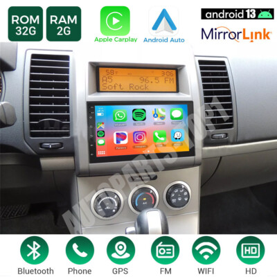 For Nissan Sentra 2007-2012 Apple Carplay Car Radio Stereo GPS Navi WIFI Android