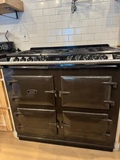 AGA Classic Natural Gas Stove Black 38'' Used