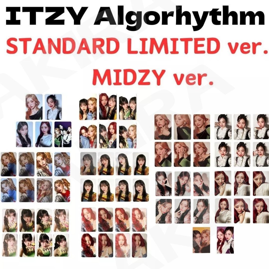 ITZY Algorhythm STANDARD LIMITED MIDZY ver. OFFICIAL PHOTO CARD