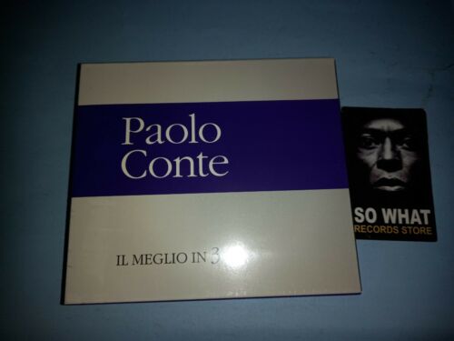 PAOLO CONTE - IL MEGLIO IN 3 CD. BOX 3 CD NUOVO SIGILLATO  - Foto 1 di 2