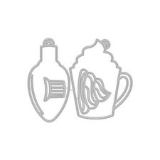 Hero Arts "LIGHT MUG TAG" Holiday Steel Fancy Dies 2022