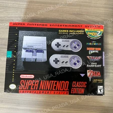 Genuine Super Nintendo Classic SNES Mini Edition Retro Games 20000+ HDMI Console