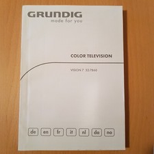 Bedienungsanleitung *Handbuch für Grundig TV Vision7 32-7860 *incl. Schaltbild