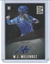 2022 Capstone #RA-MM M.J. Melendez Rookie Auto Silver /99 Kansas City Royals