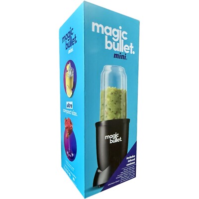 Magic Bullet Mini Blender 200 Watt Smoothie Maker Schwarz Standmixer NEU