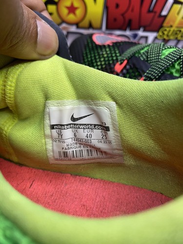 LEBRON JAMES XII✨Nike LOW REMIX NEGRO VOLT VERDE Talla 7 Mujer✨ - Imagen 9 de 14